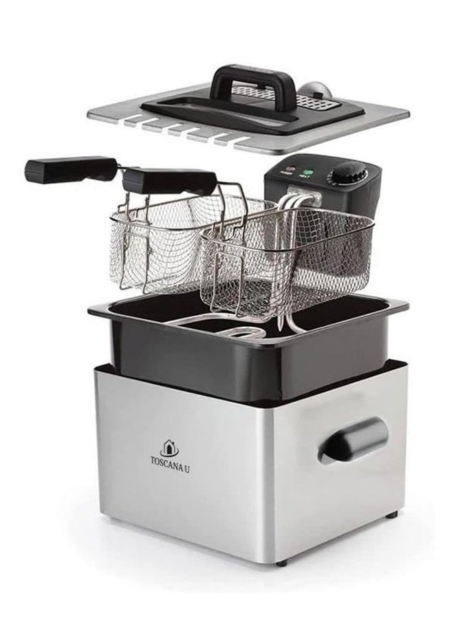 TOSCANA U - 2100 Watt Electric Oil Fryer with Stainless Steel with 5 L capacity - Image 1