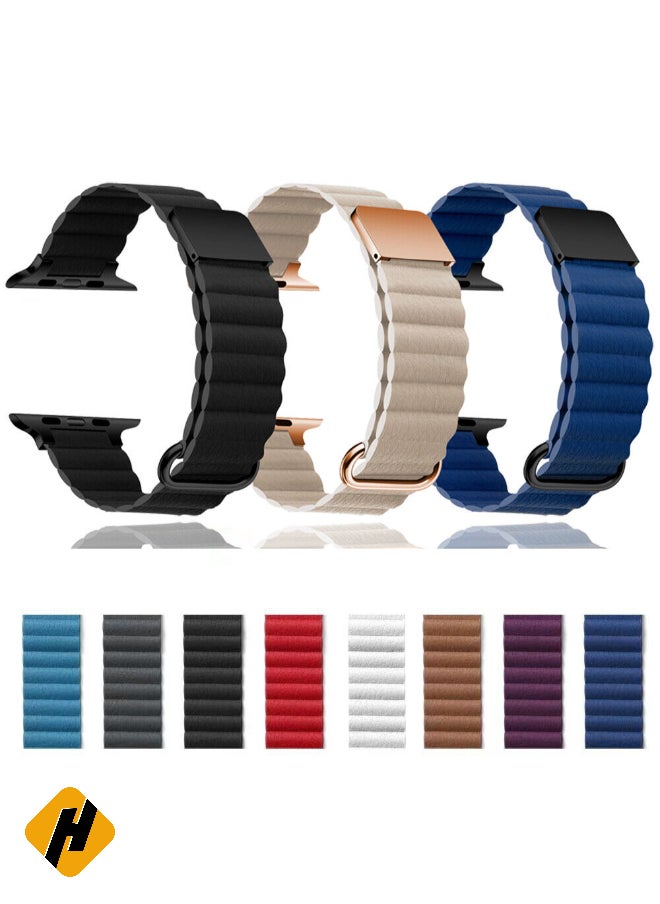 HuHa - Apple Watch Band Strap For Apple Watch Ultra 2/Ultra 49mm, Series 10 46mm, 9/8/7 45mm, SE2/SE/6/5/4 44mm, 3/2/1 42mm - Image 1