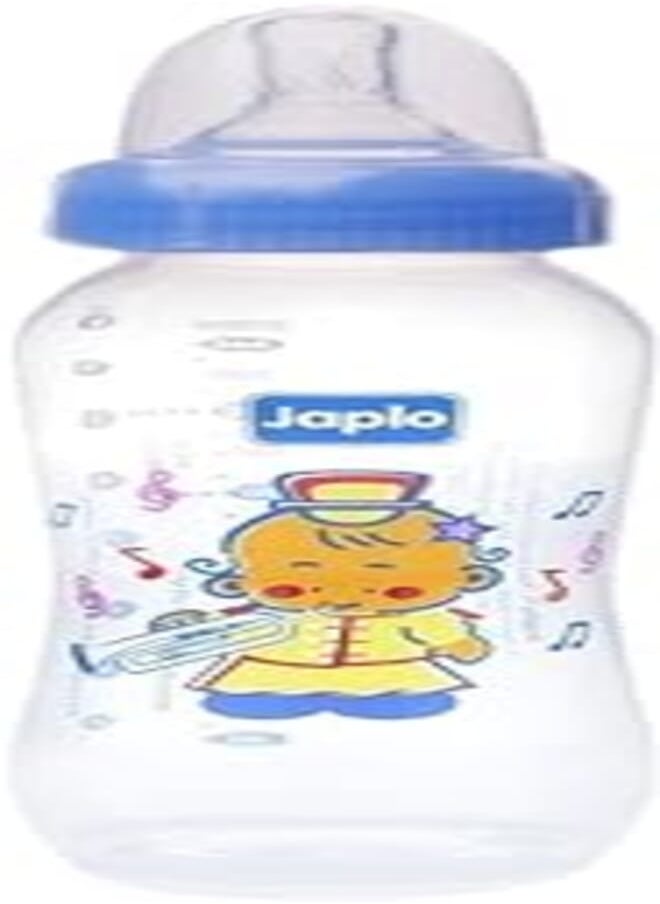 Japlo Japlo Streamline baby feeding Bottle with Anti-colic nipple & Lukewarm water mixer size 250 ml - blue colour(card) 