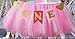 Alemon 1st Birthday Girl Baby Tutu for High Chair Decoration and ONE Pennant Happy Birthday for Highchair - Image 3