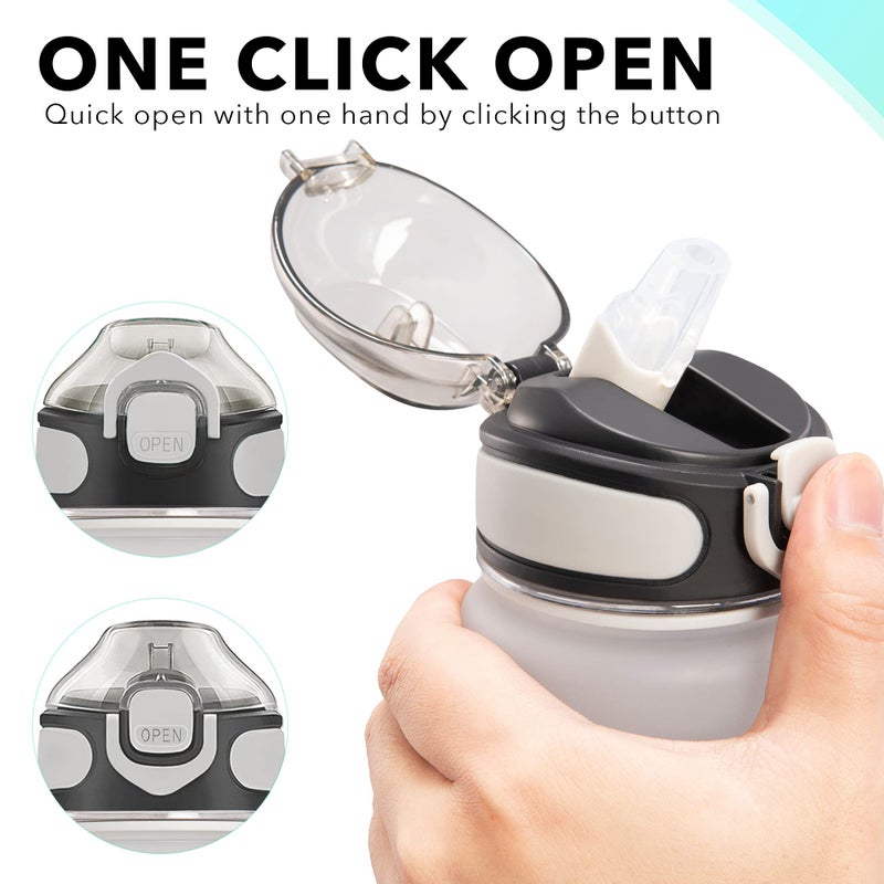 Enerbone 32 oz Drinking Water Bottle with Times to Drink and Straw, Motivational with Carrying Strap, Leakproof BPA & Toxic Free, Ensure You Drink Enough Water for Fitness Gym Outdoor - Image 5