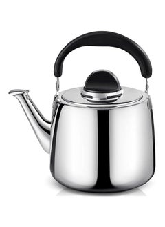 HOOKOR Whistling Tea Pots for Stove Top - Food Grade Stainless Steel Teapot - Classic Stovetop Kettle with Universal Base, Cool Grip Bakelite Handle (3 L)  - Image 1