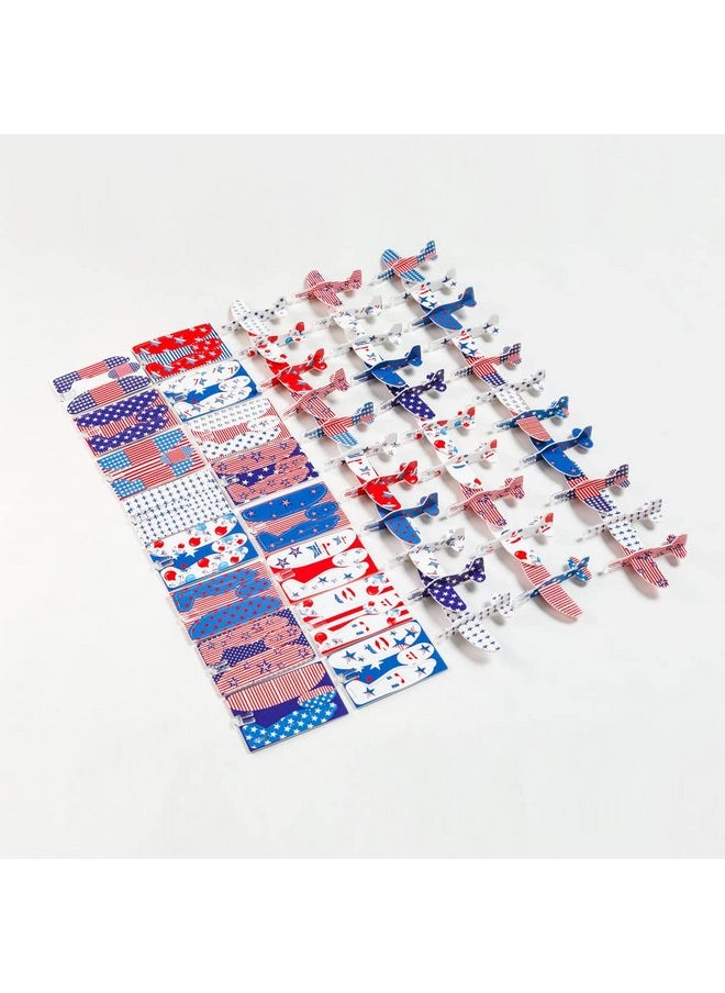 Defemim Defemim 32 Pack Glider Planes for Kids,Foam Glider Plane Toy,Foam Gliders Planes Toys for Kids,16 Designs,for Boys and Girls Birthday Party Favors,Classroom Prizes,party favors kids  - Image 4