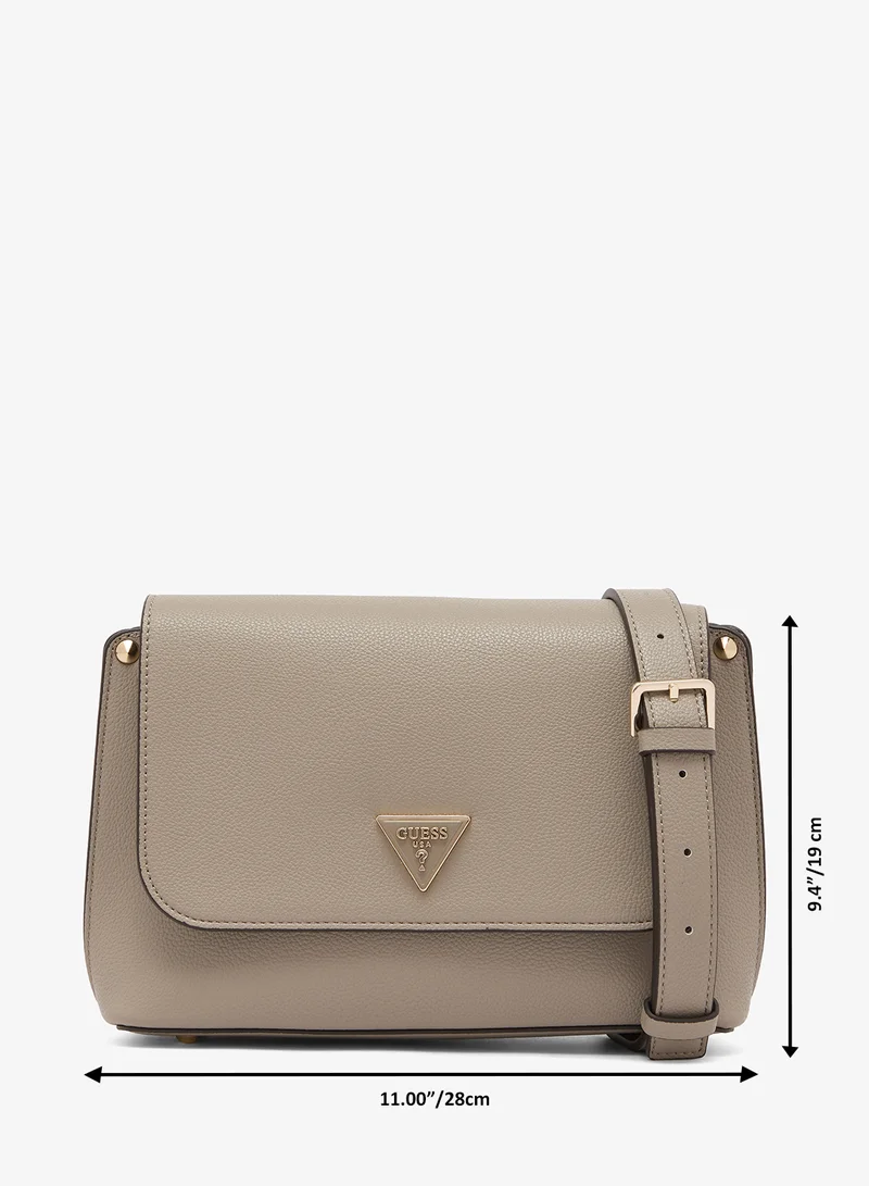 Guess  Meridian II Flap Over Crossbody Bag for Women | Best Price UAE
