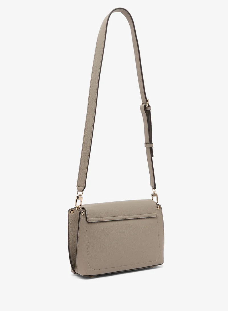 Guess  Meridian II Flap Over Crossbody Bag for Women | Best Price UAE