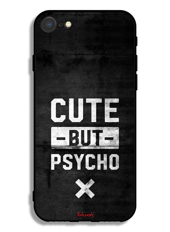 Tolwak Apple iPhone 8 Protective Case Cute But Psycho - Image 2