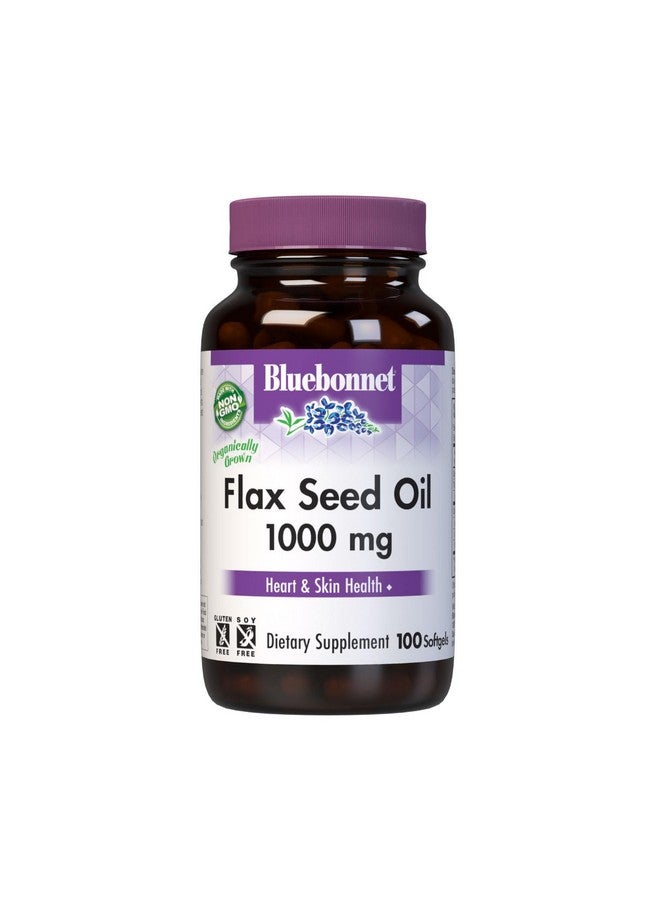 BlueBonnet Flaxseed Oil Softgels, 1000 mg, 100 Count - Image 1