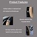 WLERIR Microfiber Leather Steering Wheel Cover with AntiSlip Lining Universal Car Accessory for Steering Wheel with a Diameter of 14515 inch Beige - Image 3