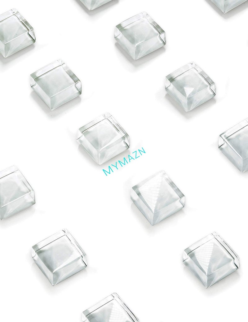 Mymazn Fridge Magnets Refrigerator Magnets for Fridge Cute Glass Magnets Decorative Kitchen Office (White) - Image 3