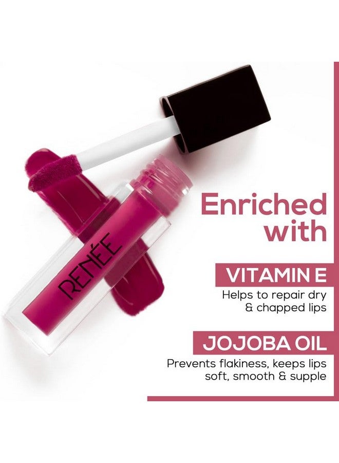 Renee Stay Forever Matte Liquid Lipstick Combo - Transfer-Proof, Smudge-Proof, Long Lasting, Infused With Vitamin E & Jojoba Oil - Perfect For Gifting, Wedding, Special Occasions, Travel Pack Of 10 - Image 4