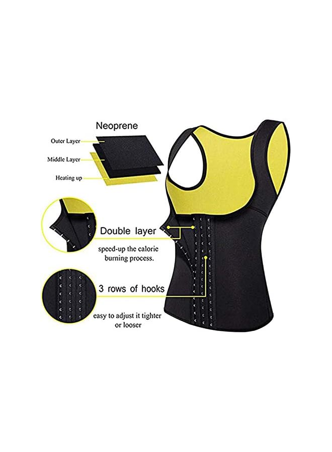 Waist Trainer Women, Corset Waist Trainer Body Shaper Tummy Control Sports Fitness Vest for Weight Loss Body Slimming Sports Fitness Workout Plus L Size Corset - Image 4