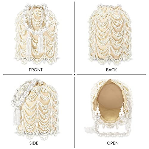 Aheli Indian Potli Bags Gift for Women Evening Bag Clutch Ethnic Bride Purse with Drawstring - Image 4