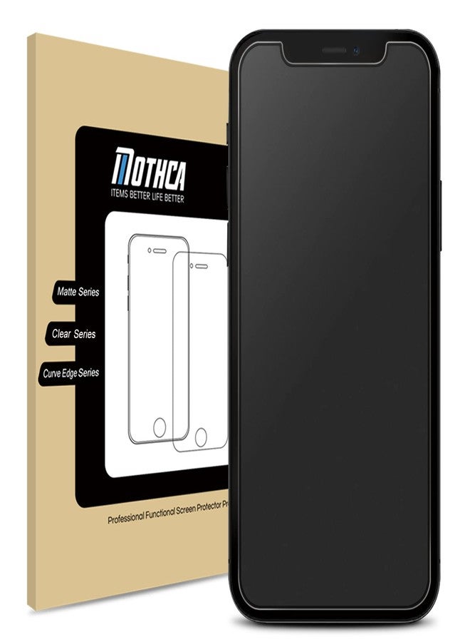 Mothca Matte Tempered Glass Screen Protector for iPhone 12 mini, Anti-Glare, 9H Hardness, Smooth Touch, Bubble Free - Image 1
