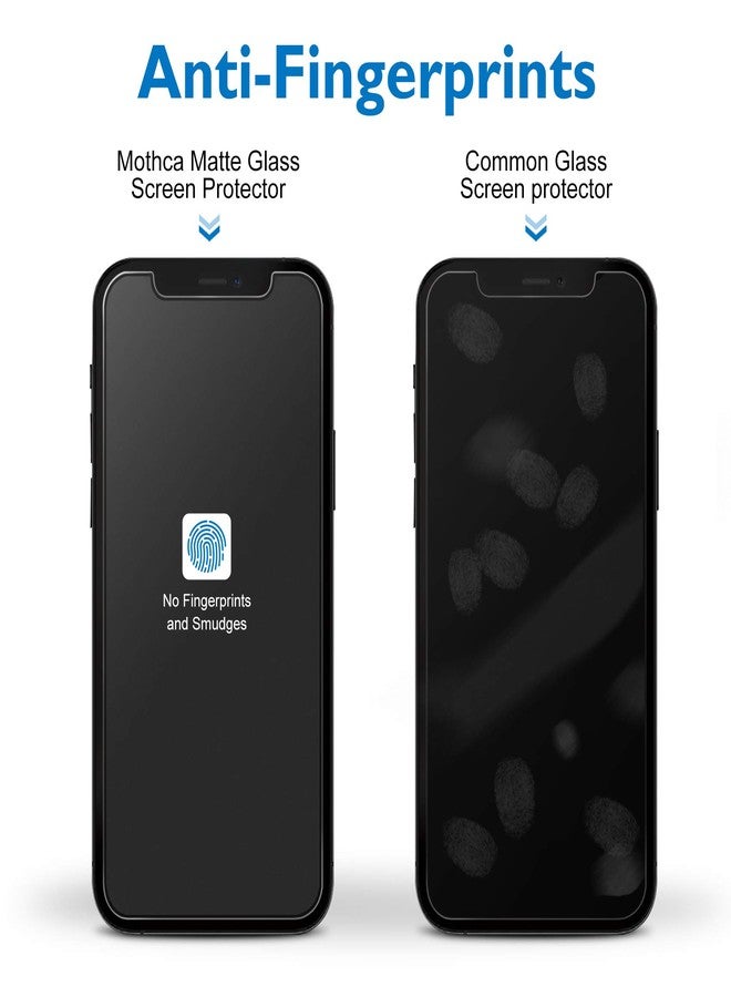 Mothca Matte Tempered Glass Screen Protector for iPhone 12 mini, Anti-Glare, 9H Hardness, Smooth Touch, Bubble Free - Image 4