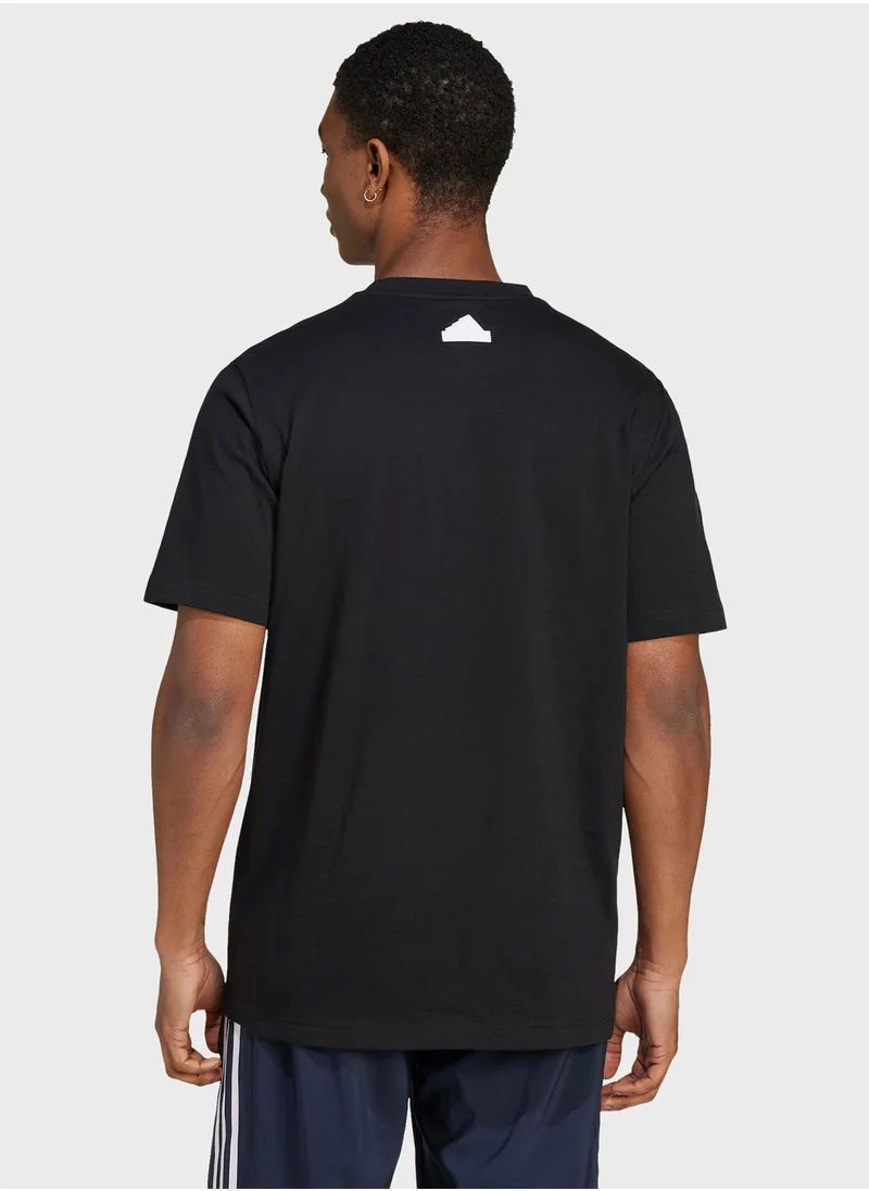 Adidas Tiro Summer Linear Graphic T-Shirt