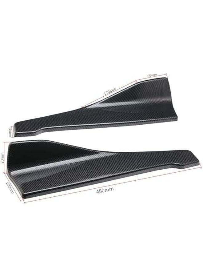 Gloss Black Universal Rear Bumper Spoiler Side Skirt Compatible For BMW E90 E46 F20 F30 E39 G20 - Image 4