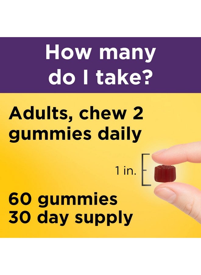 Nature Made Elderberry With Vitamin C And Zinc Dietary Supplement For Immune Support 60 Gummies 30 Day Supply  - Image 5