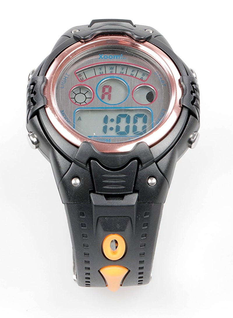 Xoom Digital Wrist Watch Silicone Cordon Digital Wrist Watch Illuminated Display Unisex Wrist Watch Water Resistant - Image 1