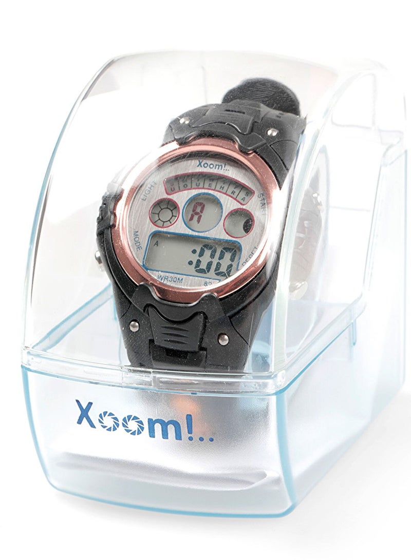 Xoom Digital Wrist Watch Silicone Cordon Digital Wrist Watch Illuminated Display Unisex Wrist Watch Water Resistant - Image 2