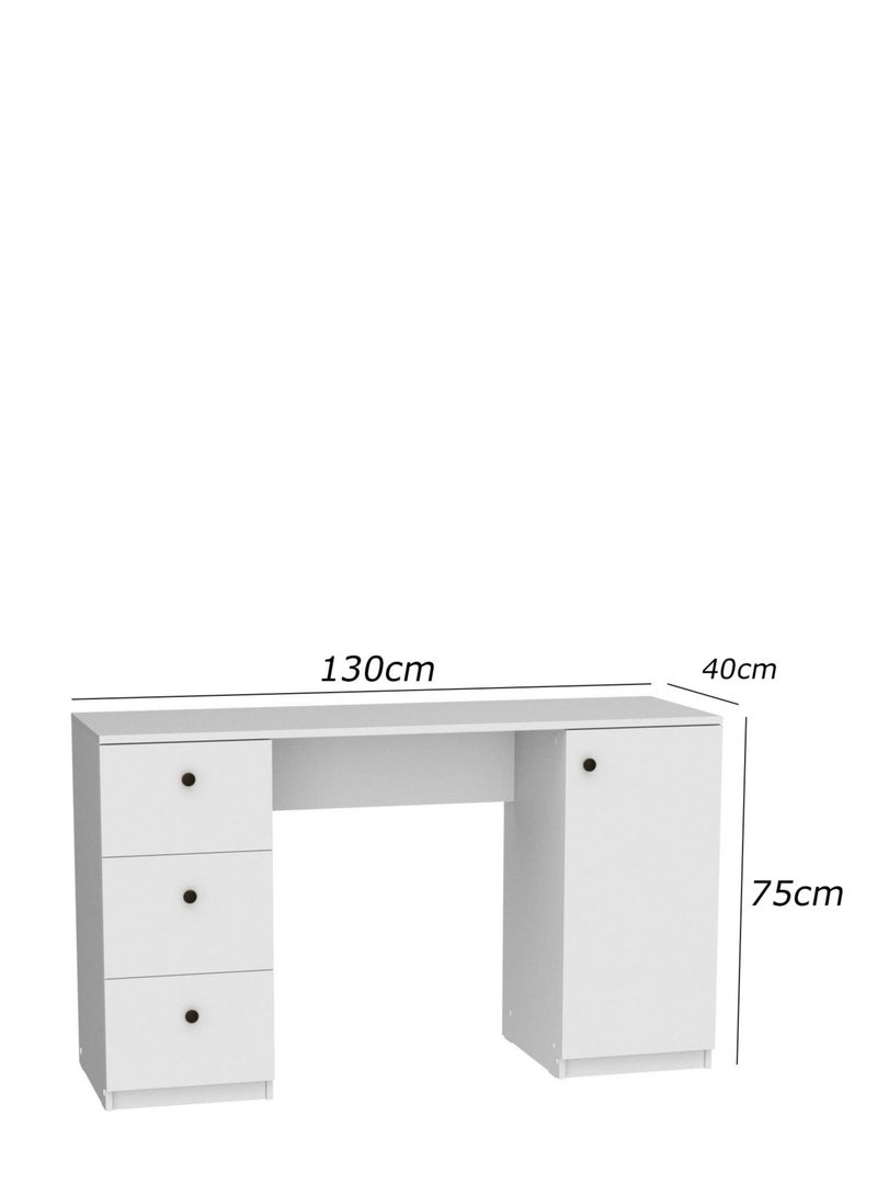 Furniture Store Modern desk, height 75 cm - width 130 cm - depth 40 cm, from Furniture Store.  - Image 3
