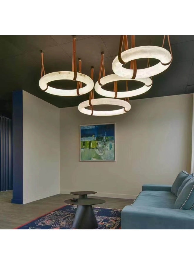 Ring marble chandelier  - Image 1