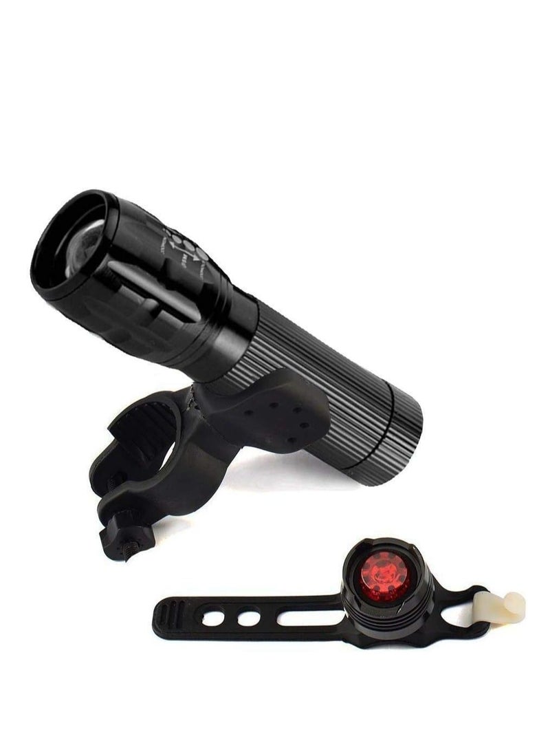 Cool Baby Style Bicycle Light Set, Front Rear Cycle Lighting And Bike Clip, Waterproof Headlight & Taillight & Clamp Clip, Super Bright Fits All Bikes, Easy To Mount, Quick Release  - Image 2