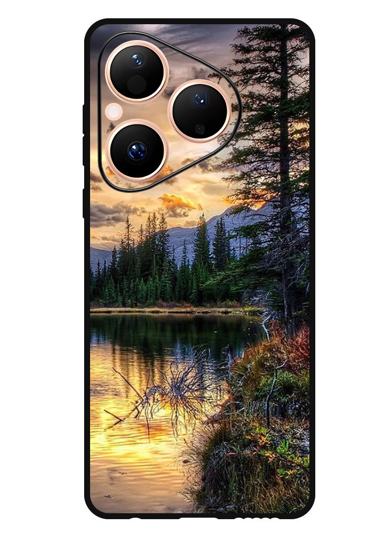Theodor Case Compatible with Huawei Pura 80 6.6 Inch Protection Shockproof Bumper Cover Nature - Image 1