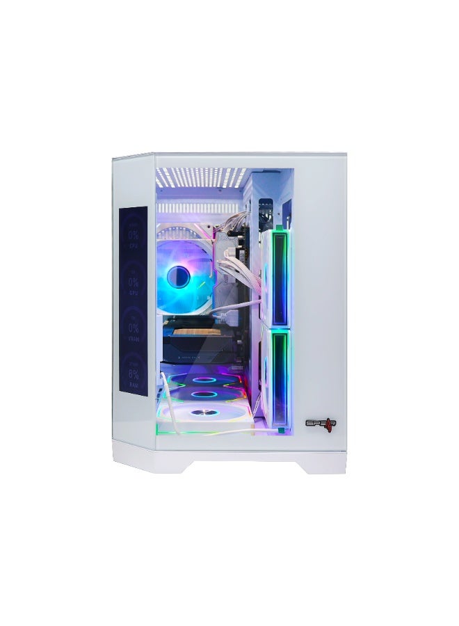 Spear Pc Gaming PC With Intel Core i5-14400F Processor/32GB RAM DDR5/1TB SSD/8GB Nvidia GeForce RTX 5060 Graphics/Windows 11 Pro+ Keyboard+ Mouse +USB White - Image 4