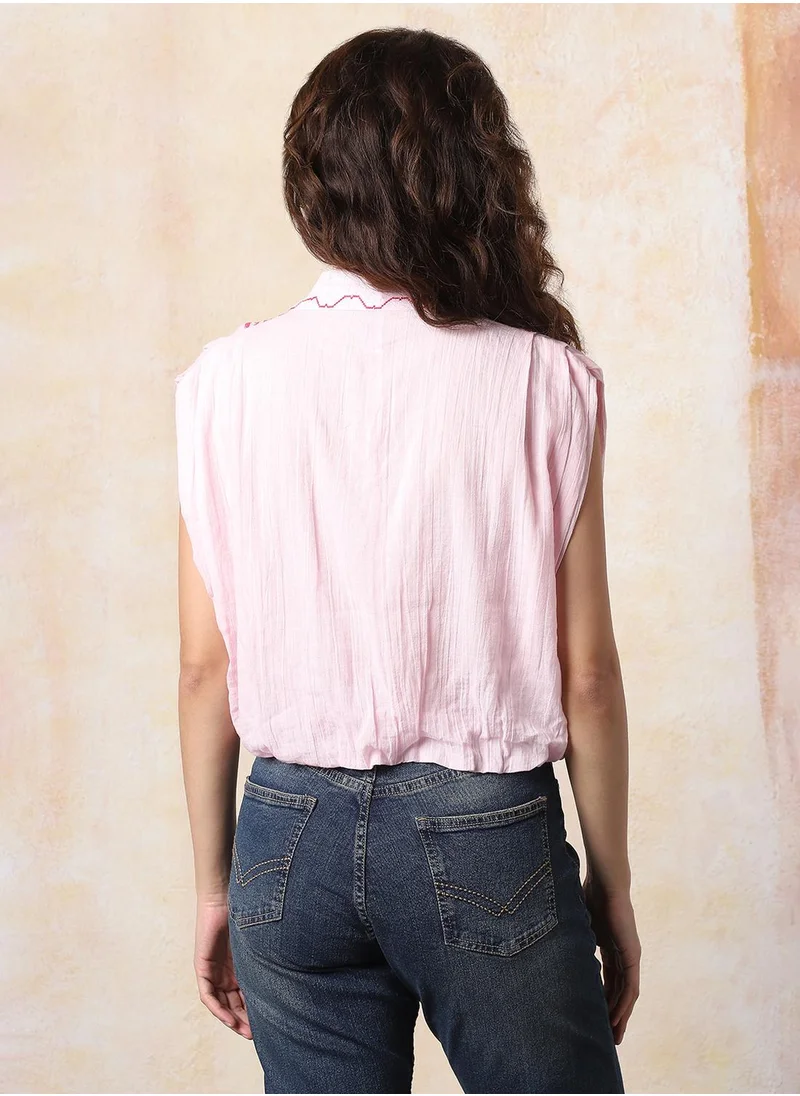 HIGH STAR Stay effortlessly stylish with this comfortable Multicolour Relaxed Fit Shirts Embroidered design crafted from 100% Cotton featuring Cap Sleeves with Button closure.