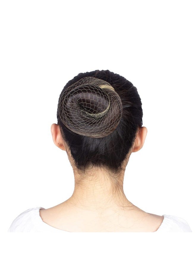 WeKen Pack of 20pcs Hair Nets Invisible Elastic Edge Mesh 50cm 20' Blonde - Image 2