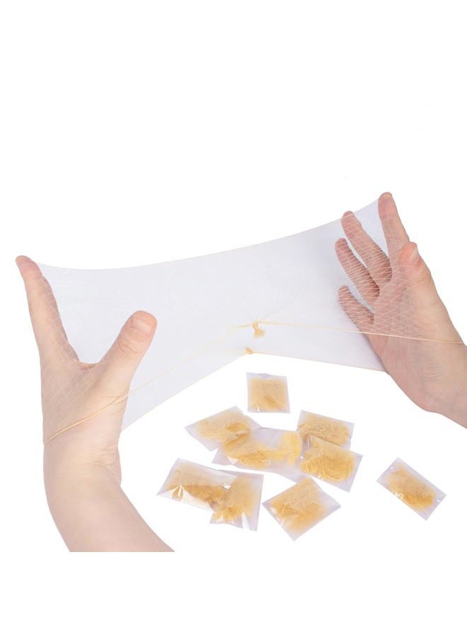 WeKen Pack of 20pcs Hair Nets Invisible Elastic Edge Mesh 50cm 20' Blonde - Image 1