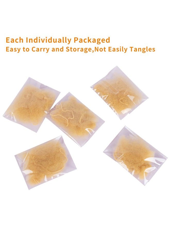 WeKen Pack of 20pcs Hair Nets Invisible Elastic Edge Mesh 50cm 20' Blonde - Image 3