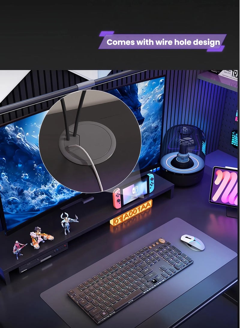 ACPLAY Ergonomic Gaming Table with CPU Stand, Ideal Gaming Desk, PC Computer Desk, Computer Table, Kids Study Desk, Writing Desk, Home Office Desk  - Image 5