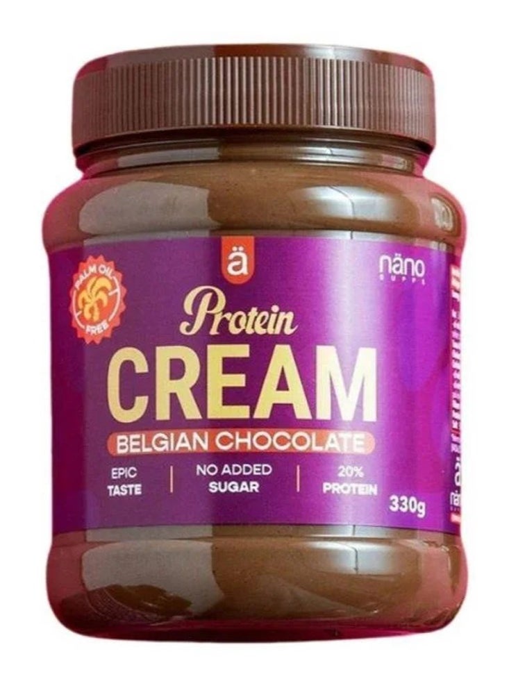 NanoSupps Cream Protein Spread - Belguim Chocolate - (330g)  - Image 1