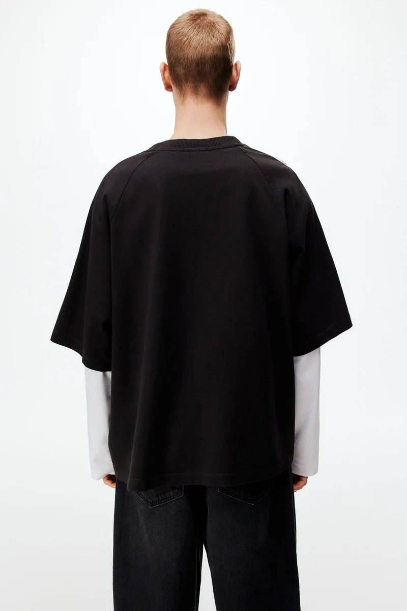 H&M  Oversized Fit Cotton T-shirt for Men | Best Price UAE