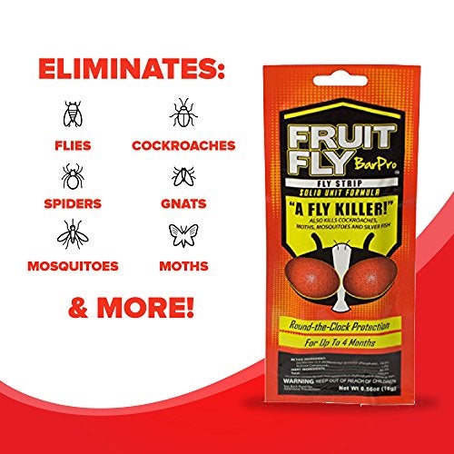 Fruit Fly BarPro – Vapor-Activated Insect Control Strip – Better Than Fruit Fly Traps – Kills Flies, Gnats, Roaches, Mosquitoes, and More – Odorless, 4 Month Protection - Image 5