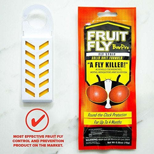 Fruit Fly BarPro – Vapor-Activated Insect Control Strip – Better Than Fruit Fly Traps – Kills Flies, Gnats, Roaches, Mosquitoes, and More – Odorless, 4 Month Protection - Image 3