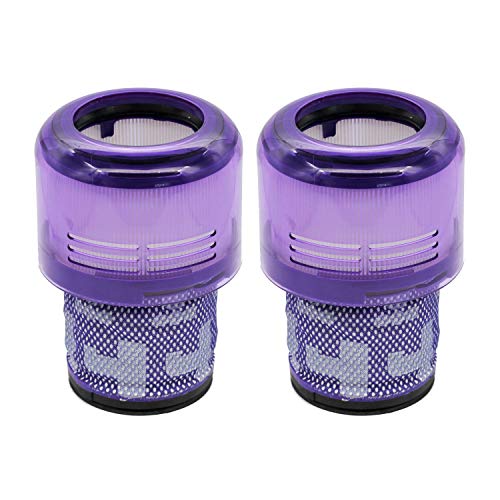 Lemige 2 Pack Vacuum Filters Replacement Parts Compatible with Dyson V11 Origin V11 Torque Drive V11 Animal V11 Complete V11 Extra V15 Detect V15s Detect Submarine Vacuums Compare to Part 97001302