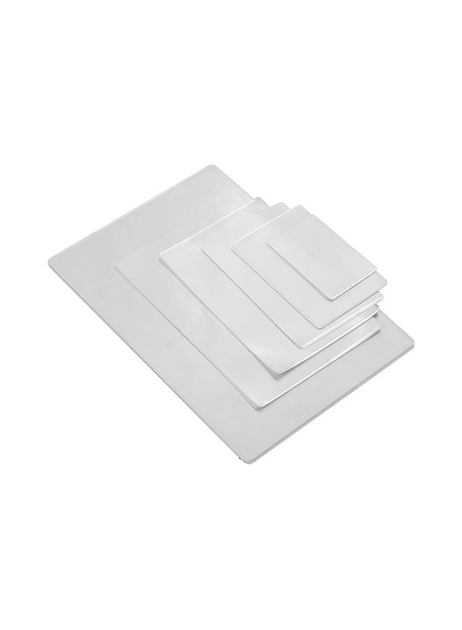 NIBEMINENT 60-Piece Thermal Laminating Stretch Film Pouches Set Transparent  - Image 1