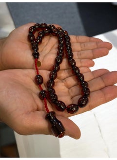 just naturals German Faturan Prayer Beads For Men 33 Beads Size 10.5mm x 13.5mm  - Image 2