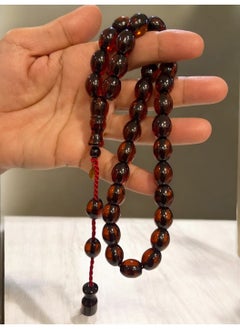 just naturals German Faturan Prayer Beads For Men 33 Beads Size 10.5mm x 13.5mm  - Image 4