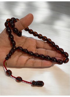 just naturals German Faturan Prayer Beads For Men 33 Beads Size 10.5mm x 13.5mm  - Image 3
