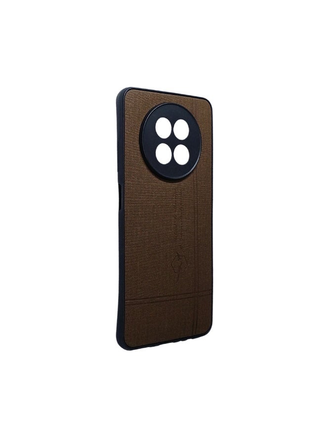 Phone Back Cover leather for Realme 12X brown - Image 4