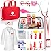 XZZO Doctor Kit for Kids 36 Pcs Pretend Doctor Playset kit for Toddlers 35 with Medical Bag Real Stethoscope Toddler Doctor Play Set for Boys and Girls Fun Role Playing Game Doctor Play Gift - Image 4