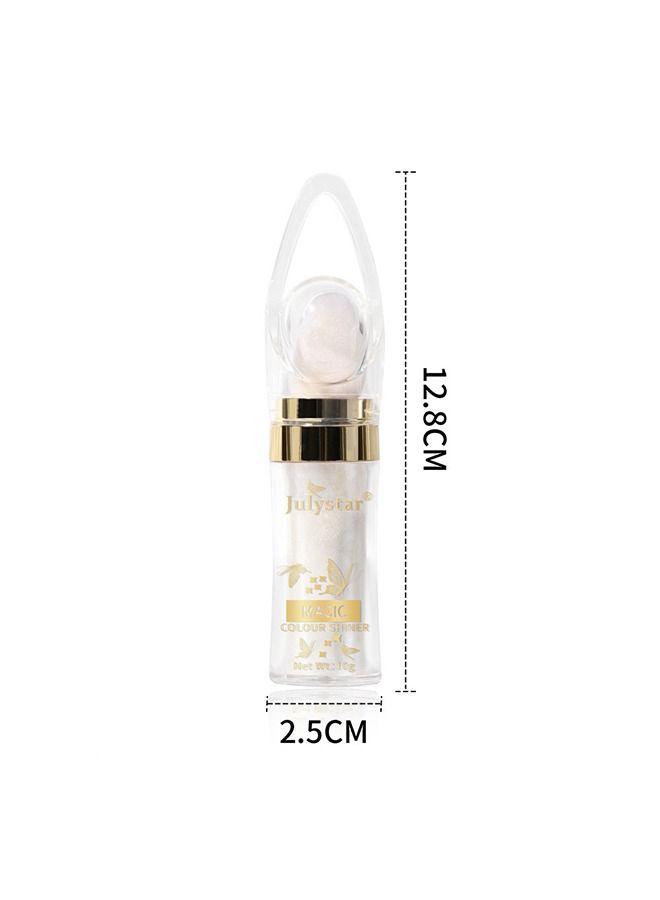 Julystar Highlighter Powder Stick High Gloss Fairy Patting Powder  - Image 3