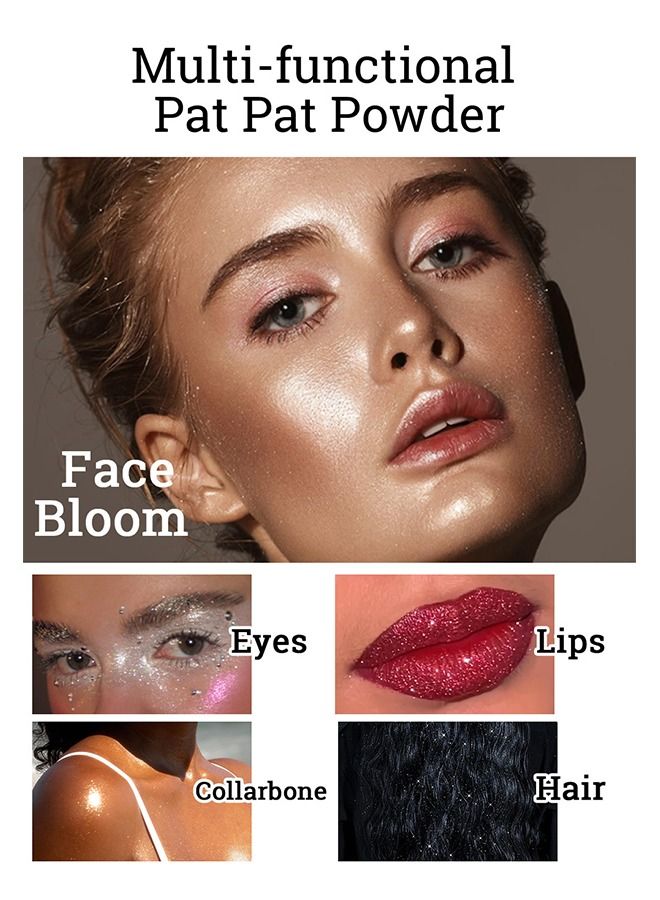 Julystar Highlighter Powder Stick High Gloss Fairy Patting Powder  - Image 2