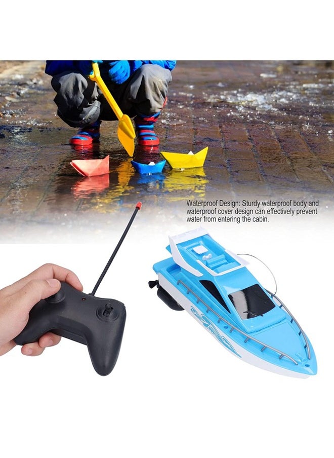 Arabest Racing Boat Toys,Children's Mini Remote Control Boat,Rc Boat 2.4ghz High Speed Battery Powered for Lake for Swimming Pool,Children's Birthday Gift Toy(Blue)  - Image 5