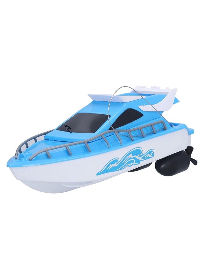 Arabest Racing Boat Toys,Children's Mini Remote Control Boat,Rc Boat 2.4ghz High Speed Battery Powered for Lake for Swimming Pool,Children's Birthday Gift Toy(Blue)  - Image 2
