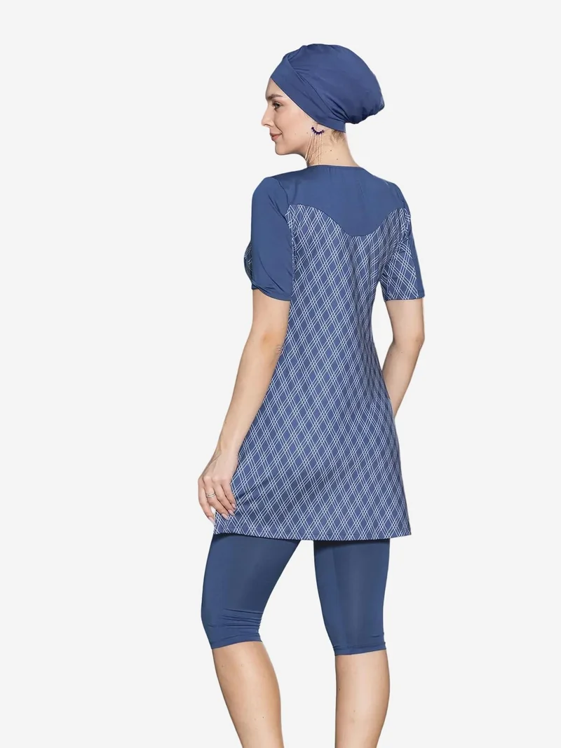 بيغ دارت بدلة سباحة نسائية بنقوش من