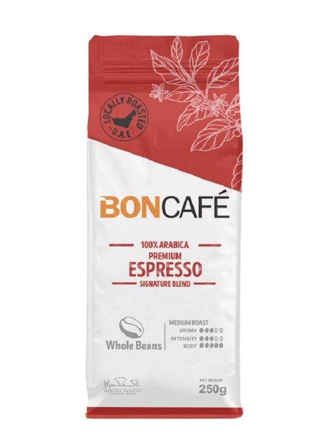 Boncafe Premium Espresso Classic Blend Coffee Beans 250g - Image 3